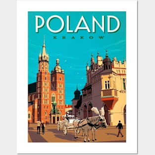 Vintage Travel Poster - Poland Posters and Art